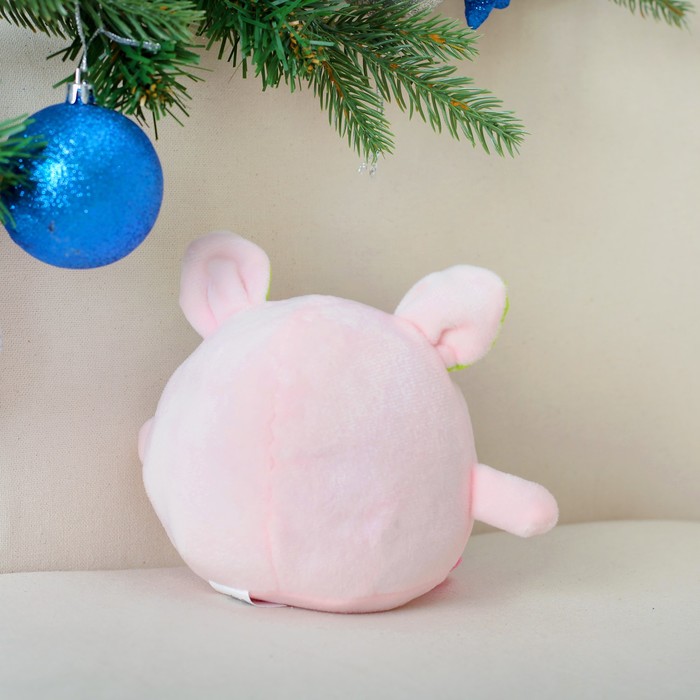 Мягкая музыкальная игрушка "Хрюша в цветочек, ушки в горошек"