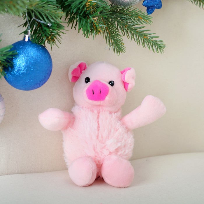 Мягкая игрушка "Розовая свинка"