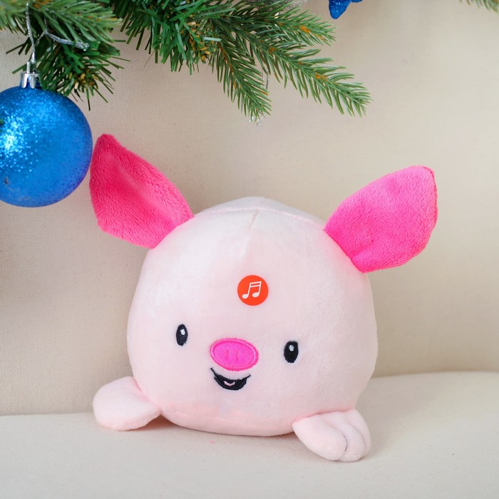 Мягкая музыкальная игрушка "Хрюшка длинные ушки"