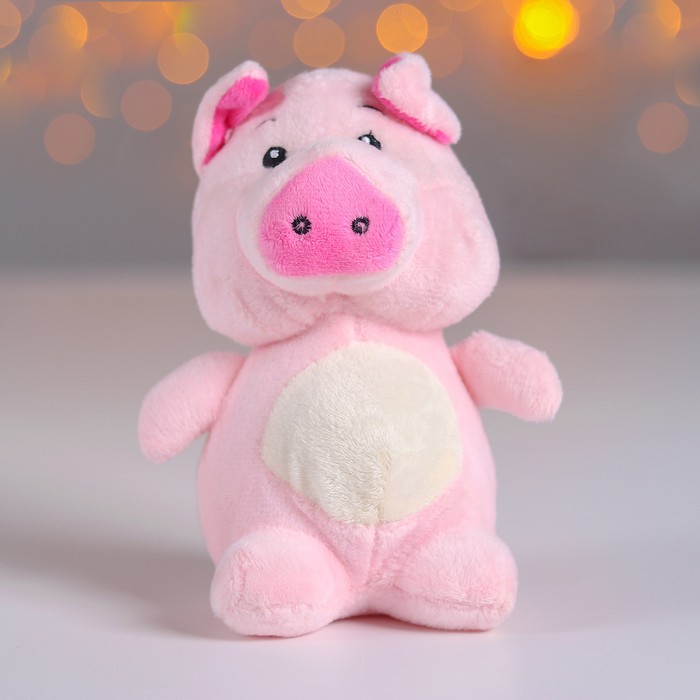Мягкая игрушка "Хрюша белое брюшко" 16 см