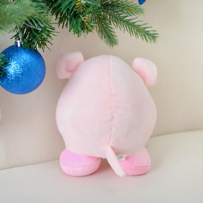 Мягкая музыкальная игрушка "Хрюшка короткие лапки" 14 см