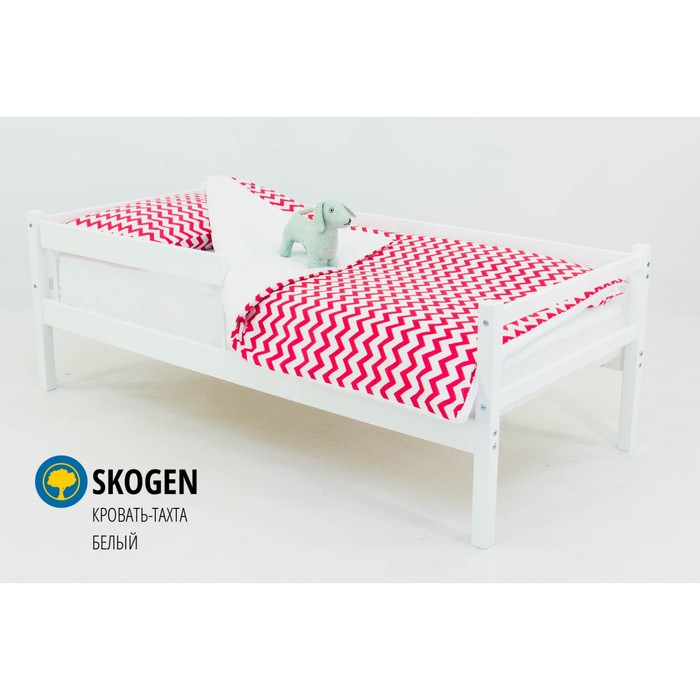 Детская кровать-тахта Skogen, без ящика, белая