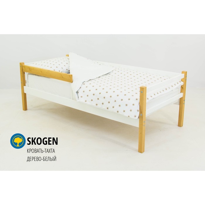 Детская кровать-тахта Skogen, без ящика, дерево/белая