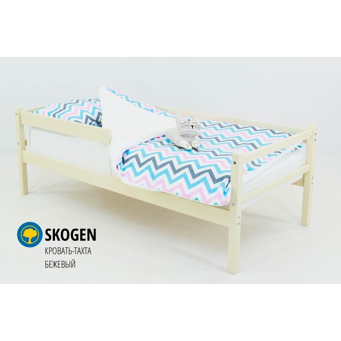 Детская кровать-тахта Skogen, без ящика, бежевая