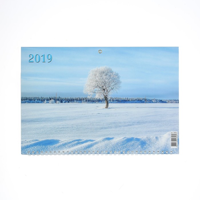 Календарь квартальный, трио "Природа - 5" 2019 год, 31х69см