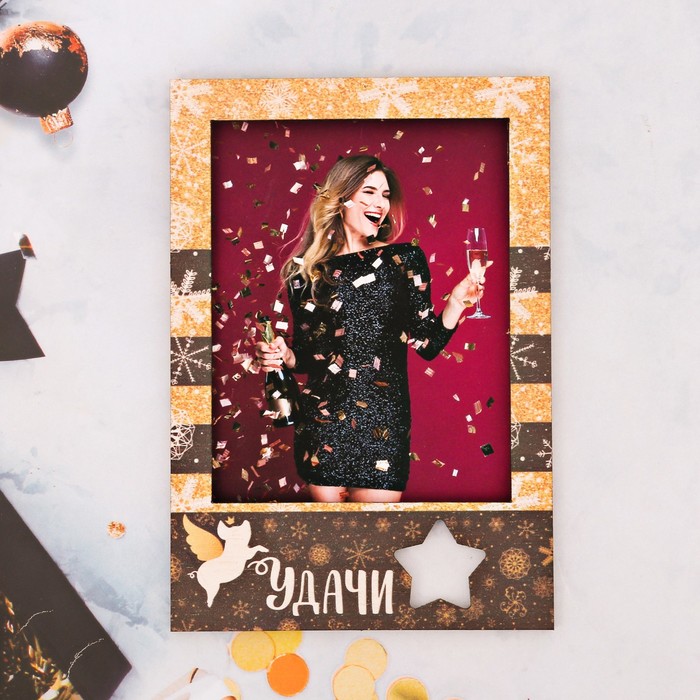 Рамка-магнит &quot;Удачи&quot;
