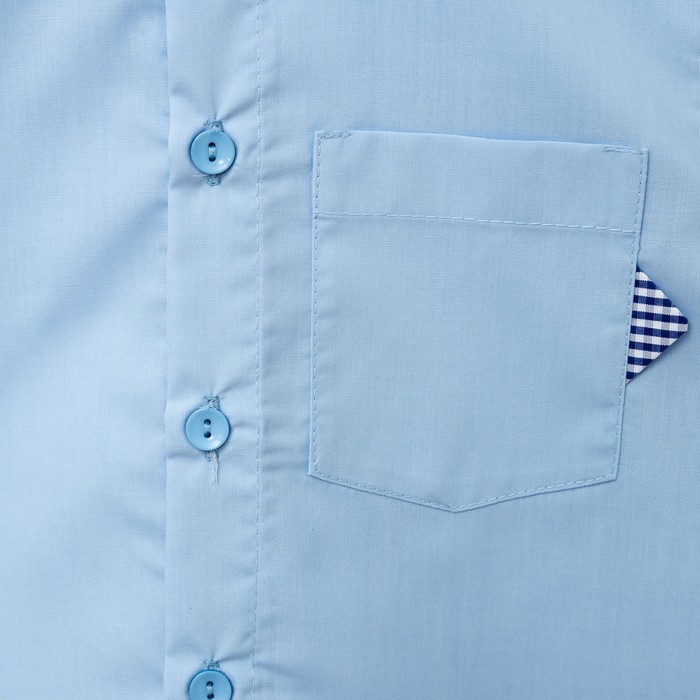 Сорочка для мальчика, рост 98 см, цвет голубой