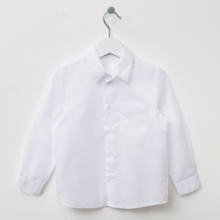 Сорочка для мальчика, рост 116 см, цвет белый