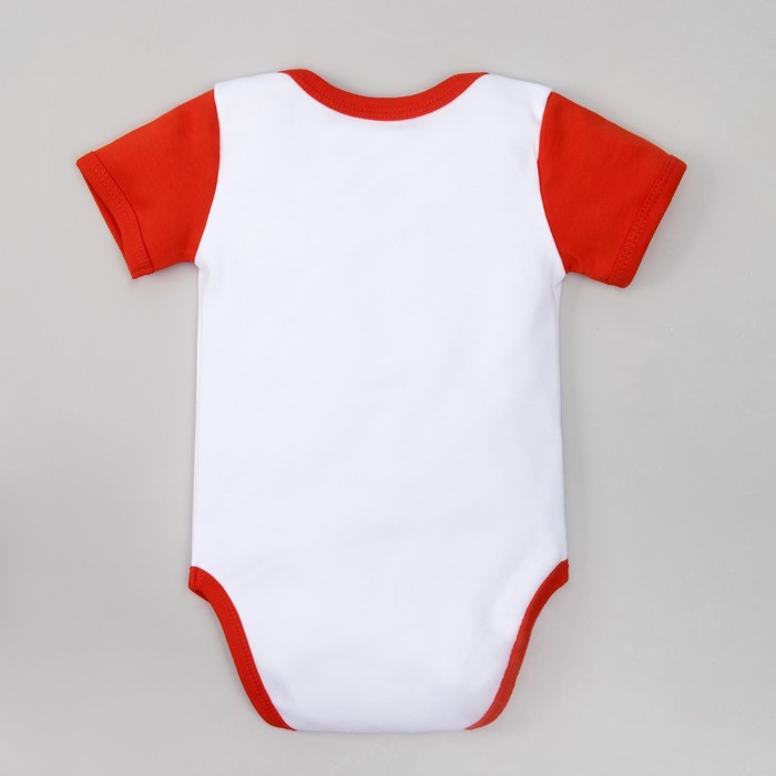 Боди детское для мальчика "Символ года", рост 62-68 см, 3-6 мес (22 р-р), 100% хл, интерлок 358008