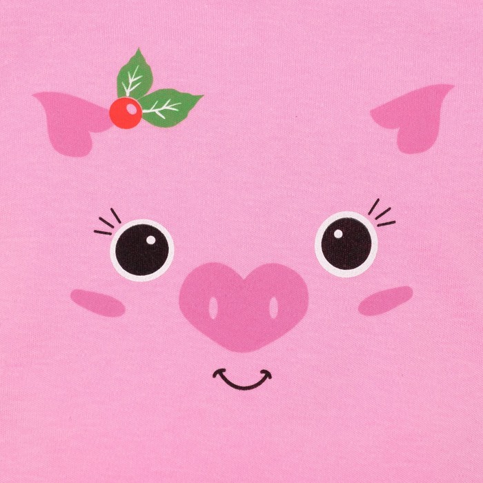 Боди детское "Хрюша", рост 74-80 см, 9-12 мес (26 р-р), 100% хл, интерлок