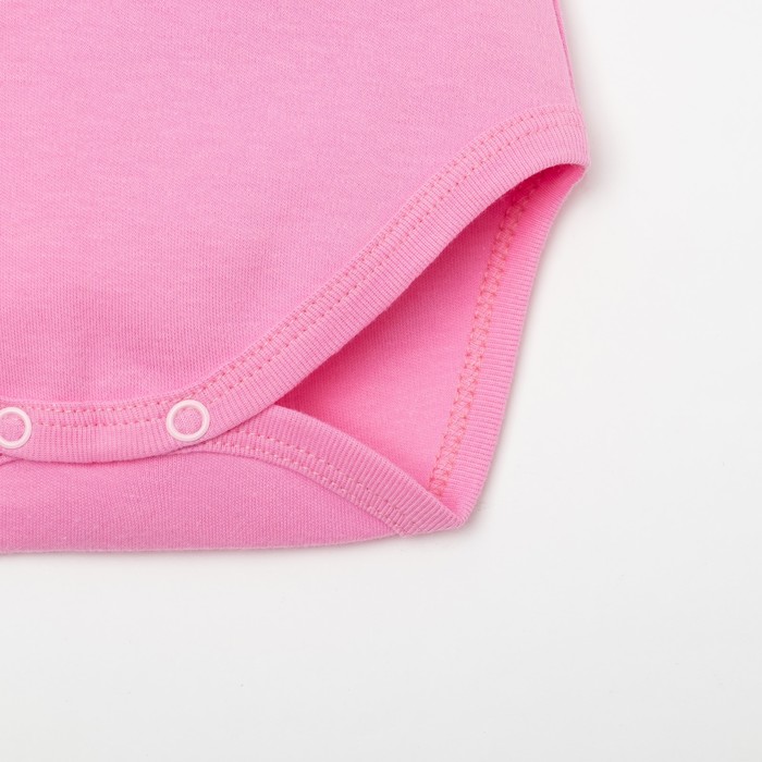 Боди детское "Хрюша", рост 74-80 см, 9-12 мес (26 р-р), 100% хл, интерлок