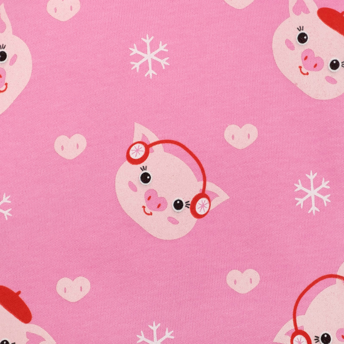 Комплект боди детское-2 шт "Тепло зимой ", рост 74-80 см, 9-12 мес (26 р-р), 100% хл,