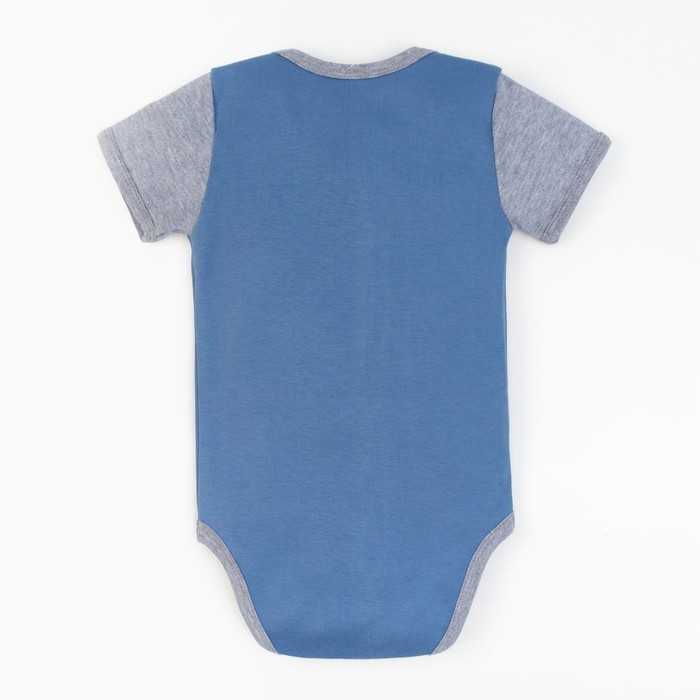 Комплект боди детское-2шт "Тебе подарочек", рост 62-68 см, 3-6 мес (22 р-р), 100% хл.