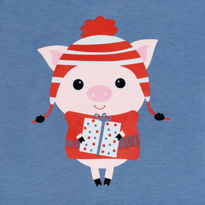 Комплект боди детское - 2 шт "Тебе подарочек", рост 86-92 см 1,5-2 г (28 р-р), 100% хл.