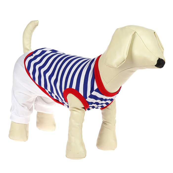 Комбинезон "Моряк" размер XS ( ДС 18-20 см, ОШ 24 см, ОГ 30-32 см)