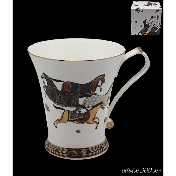 Кружка 300 мл HORSE, в подарочной упаковке