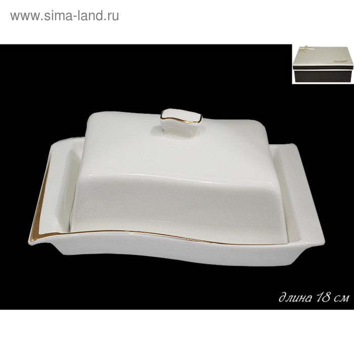 Маслёнка с крышкой Lenardi «Анхелика» цена и фото