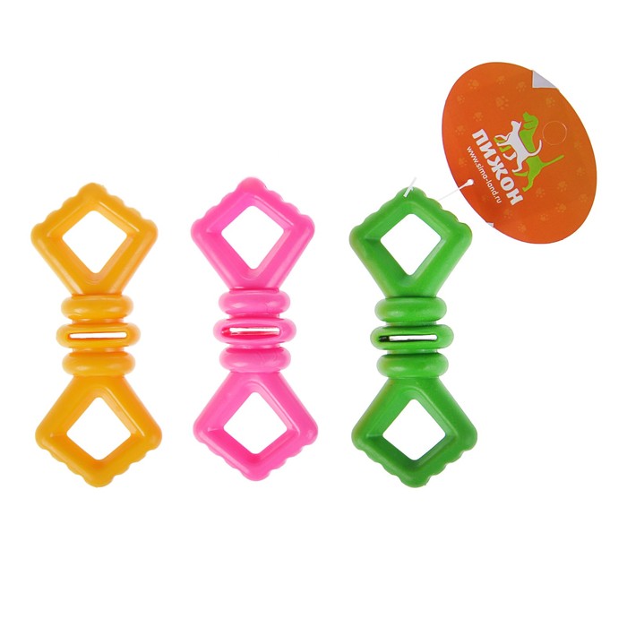 Игрушка жевательная "Бантик", 11 см, микс цветов