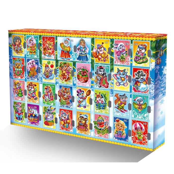 Подарочная коробка "Календарь" 47,9 х 4,3 х 31,1