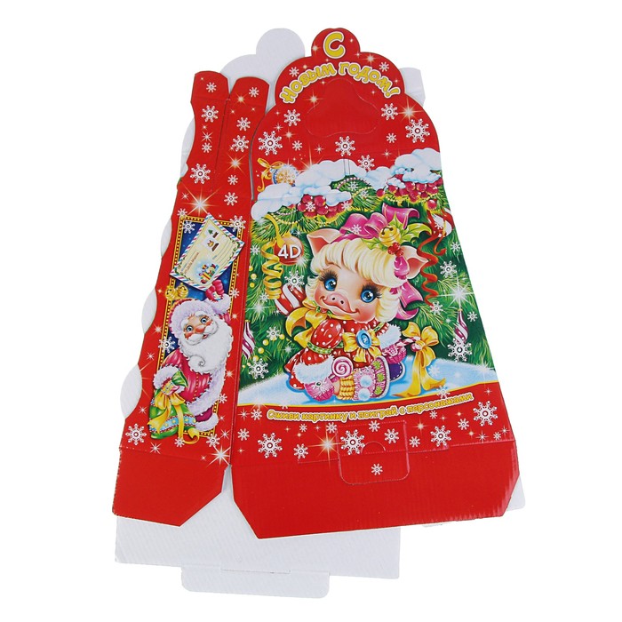 Подарочная коробка "Близнецы", сборная, 25 х 10 х 23 см