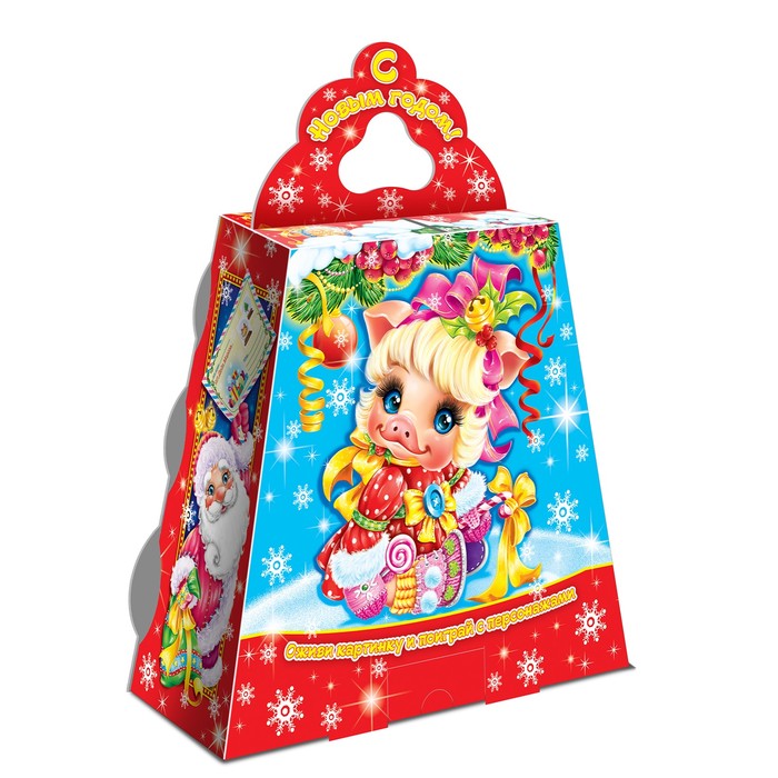 Подарочная коробка "Близнецы", сборная, 25 х 10 х 23 см