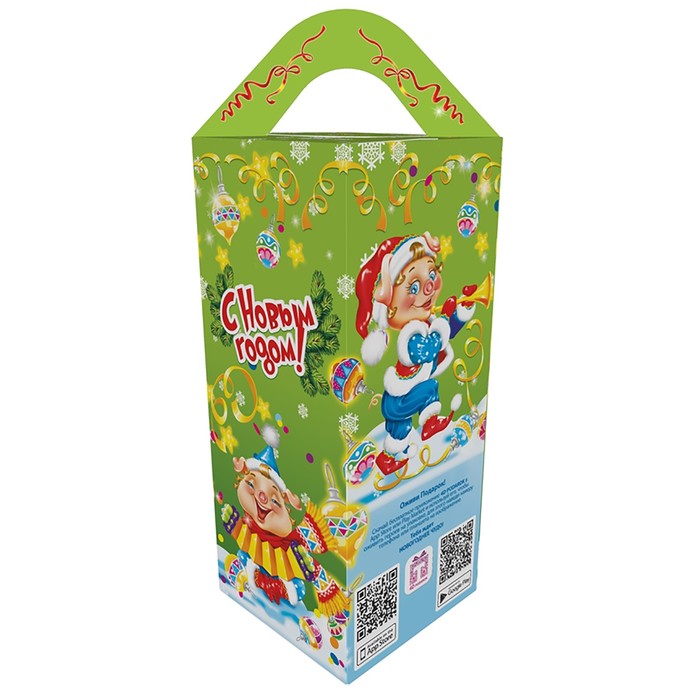 Подарочная коробка "Танцоры", сборная, 8 х 8 х 20 см