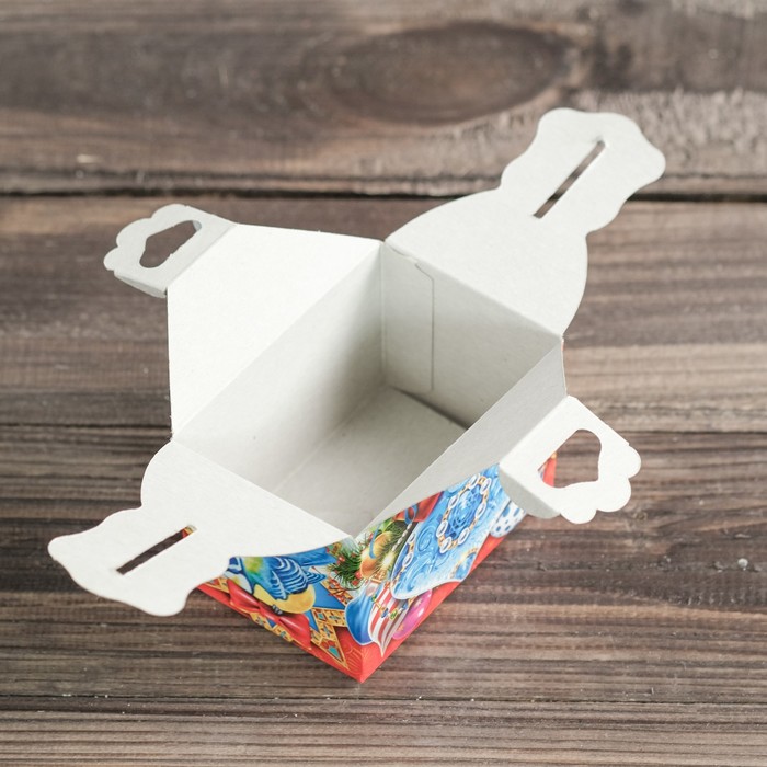 Подарочная коробка "Птички", сборная, 9 х 6 х 9 см