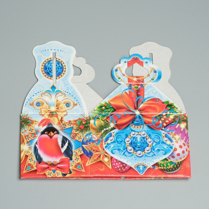 Подарочная коробка "Птички", сборная, 9 х 6 х 9 см