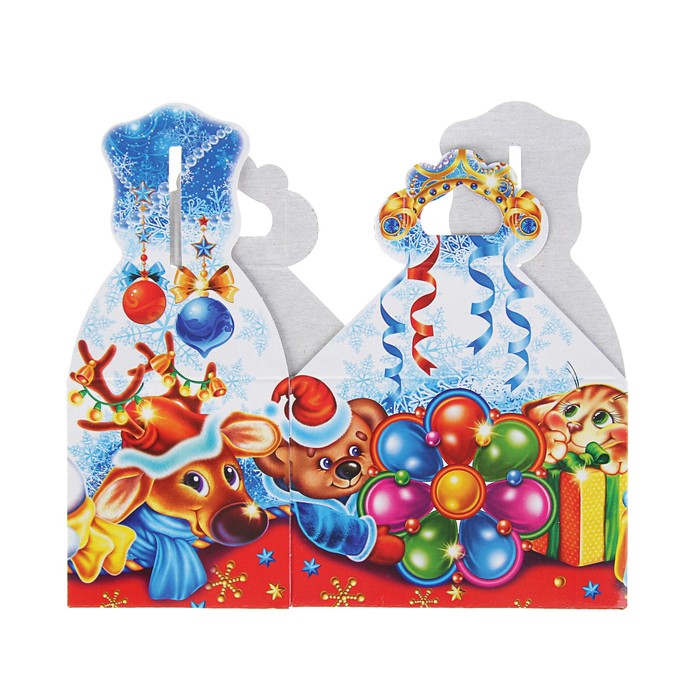 Подарочная коробка "Игрушки", сборная, 9 х 6 х 9 см