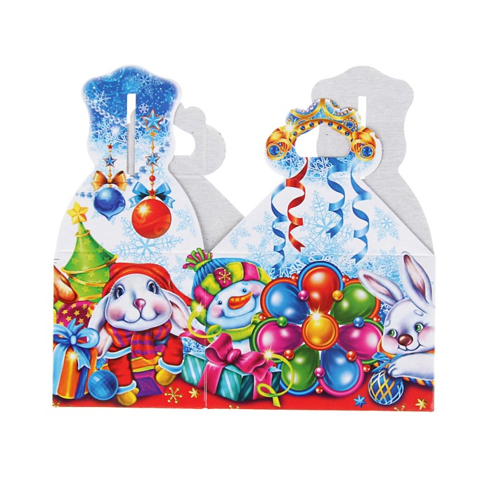 Подарочная коробка "Игрушки", сборная, 9 х 6 х 9 см