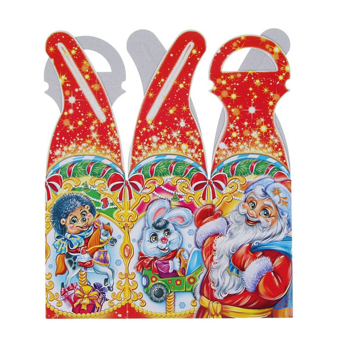 Подарочная коробка "Зверюшки", сборная, 20 х 18 х 23 см