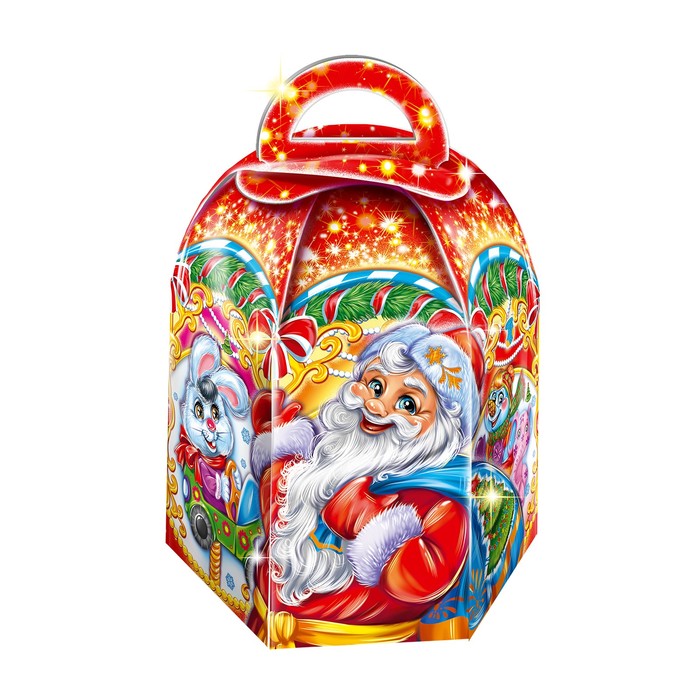 Подарочная коробка "Зверюшки", сборная, 20 х 18 х 23 см