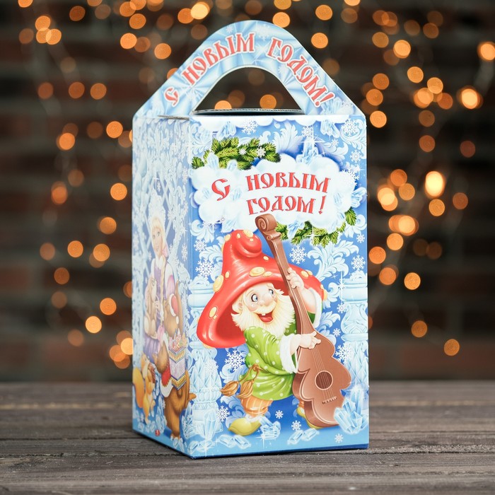 Подарочная коробка "Морозко", сборная, 15 х 15 х 26 см