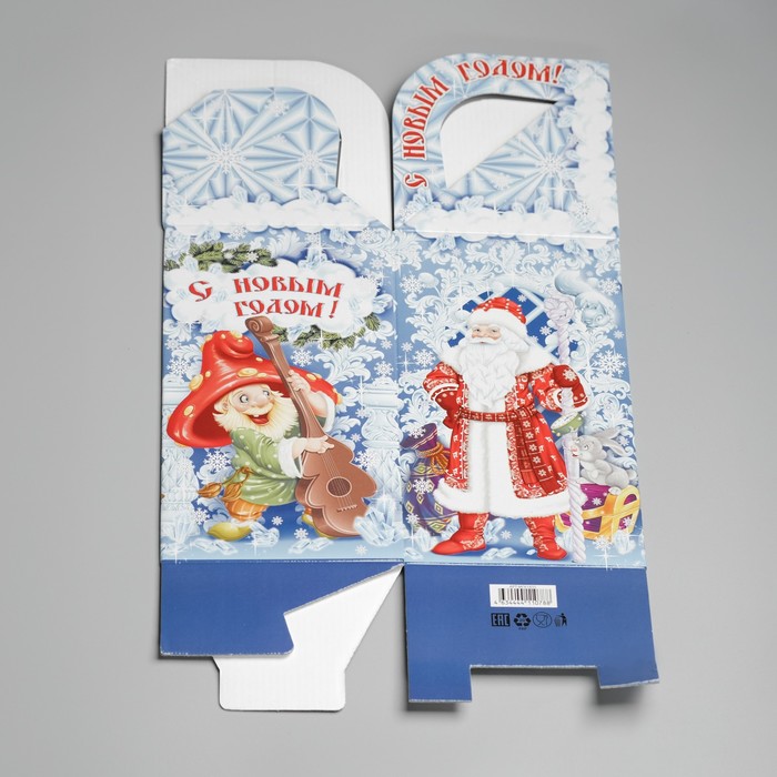 Подарочная коробка "Морозко", сборная, 15 х 15 х 26 см