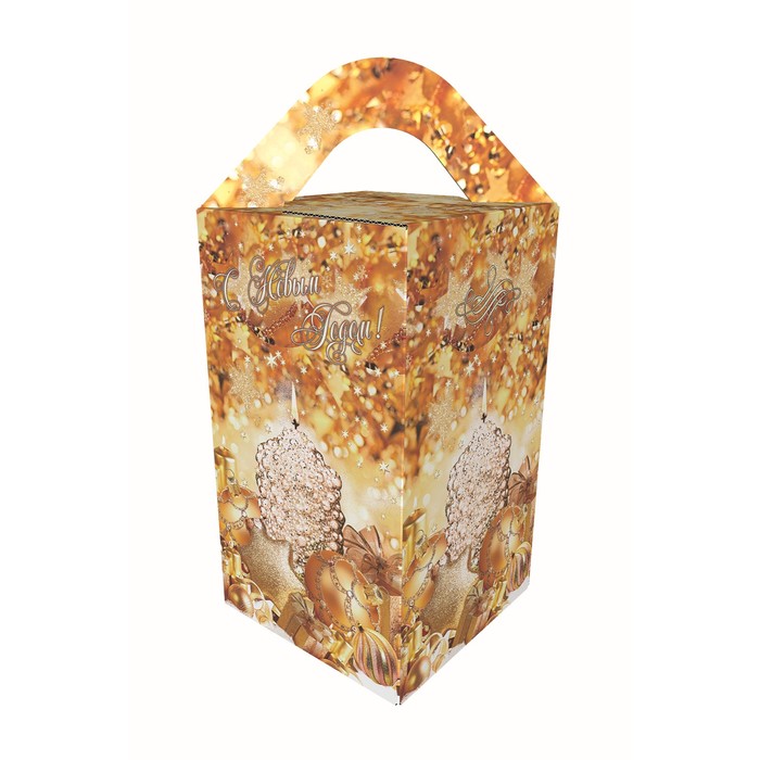 Подарочная коробка "Свечи", сборная, 15 х 15 х 26 см