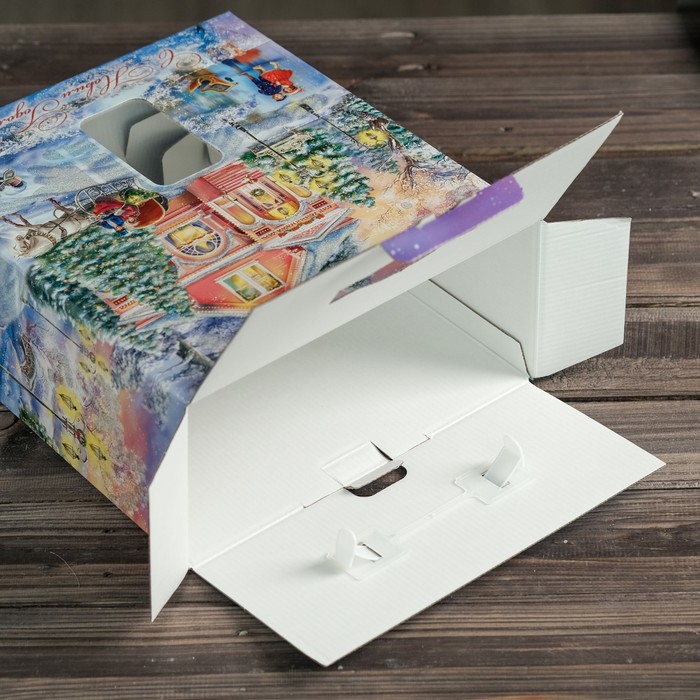 Подарочная коробка "Закат", сборная, 28,5 х 14 х 33 см