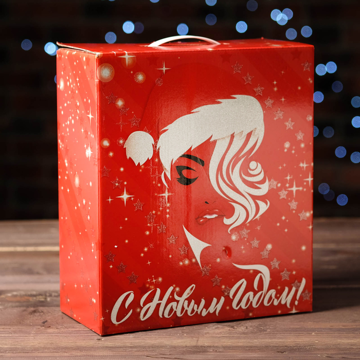 Подарочная коробка "Хипстеры", сборная, 28,5 х 14 х 33 см