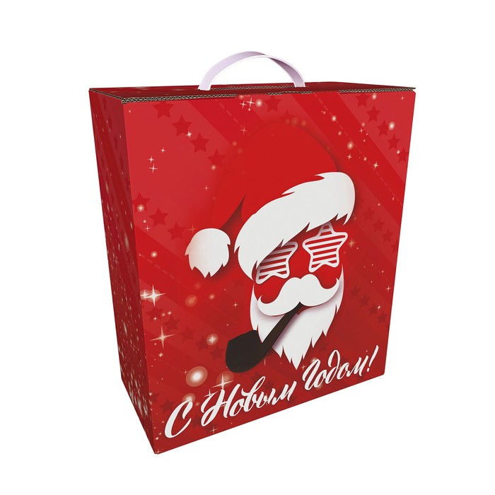 Подарочная коробка "Хипстеры", сборная, 28,5 х 14 х 33 см