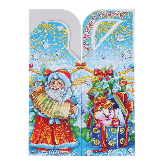 Подарочная коробка "Веселье", сборная, 10 х 10 х 18 см