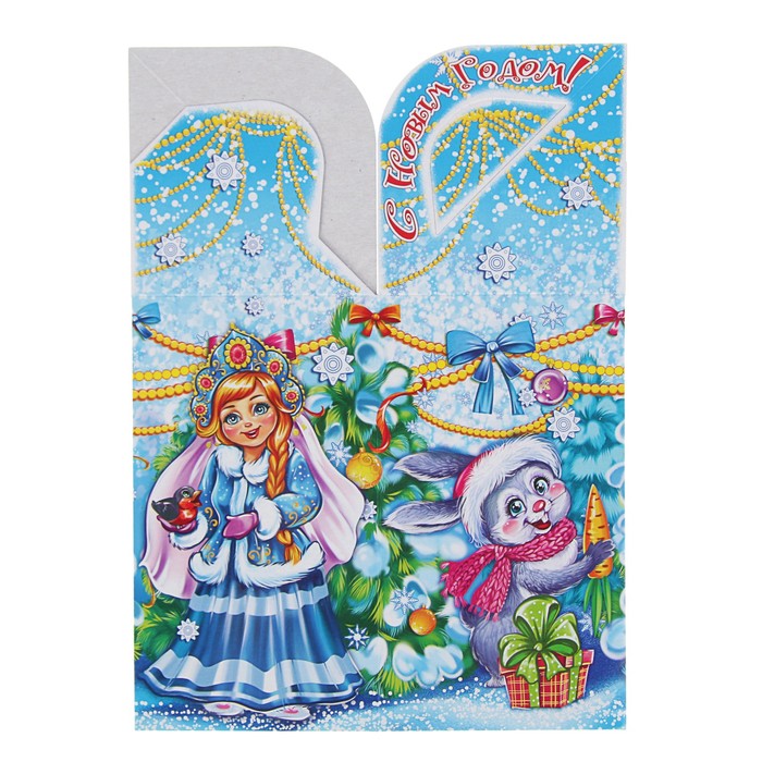 Подарочная коробка "Веселье", сборная, 10 х 10 х 18 см