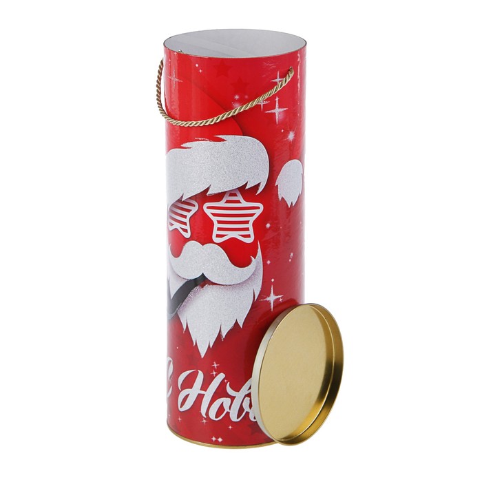 Подарочная коробка-тубус "Хипстеры", 12 х 34,5 см