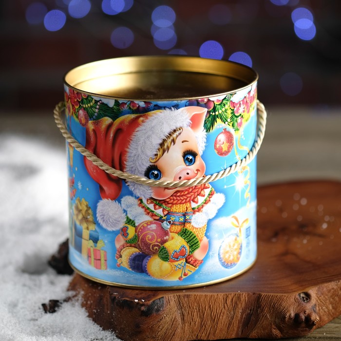 Подарочная коробка-тубус "Близнецы", 12 х 12 см