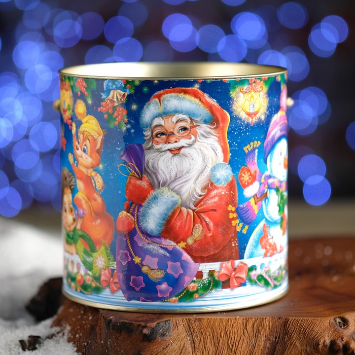 Подарочная коробка-тубус "Беседка", 12 х 12 см