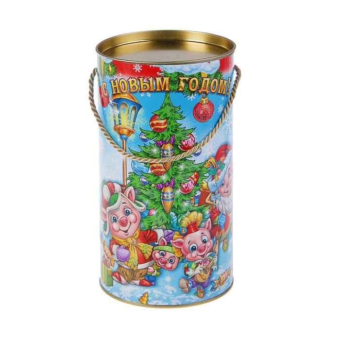 Подарочная коробка-тубус "Музыканты", 12 х 22 см