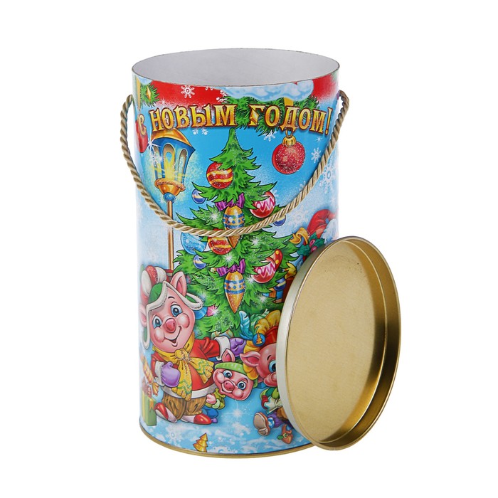 Подарочная коробка-тубус "Музыканты", 12 х 22 см