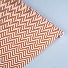 

Бумага упаковочная крафт "ЗигЗаг коричневый", 0,5 х 10 м, 70 г/м² гр/м2