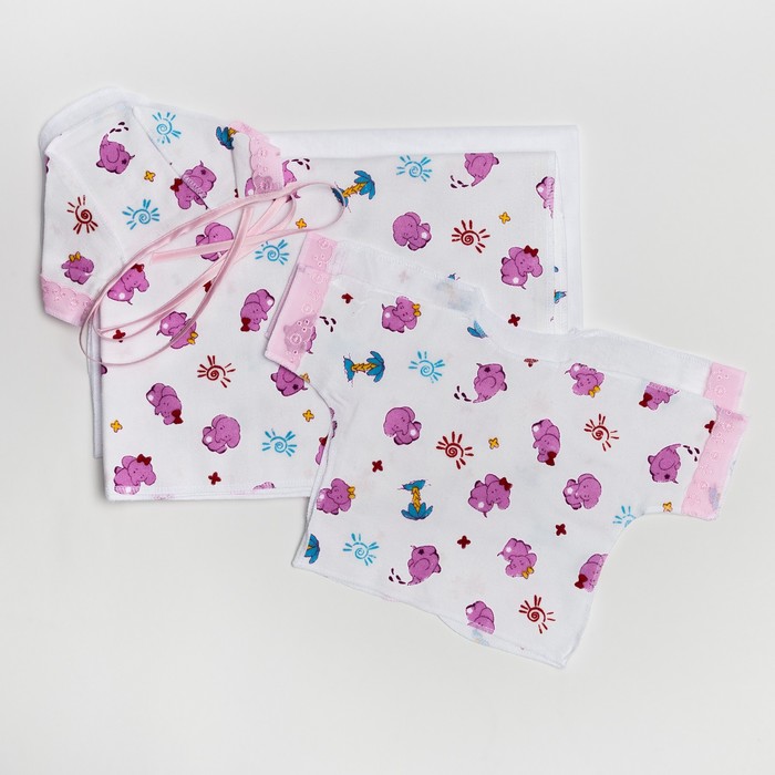 Комплект на выписку 6 предметов 01201 микс, рост 56 см