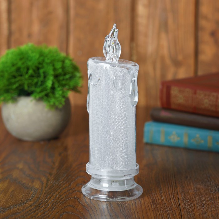 Свеча светодиодная "Романтик", цвет белый