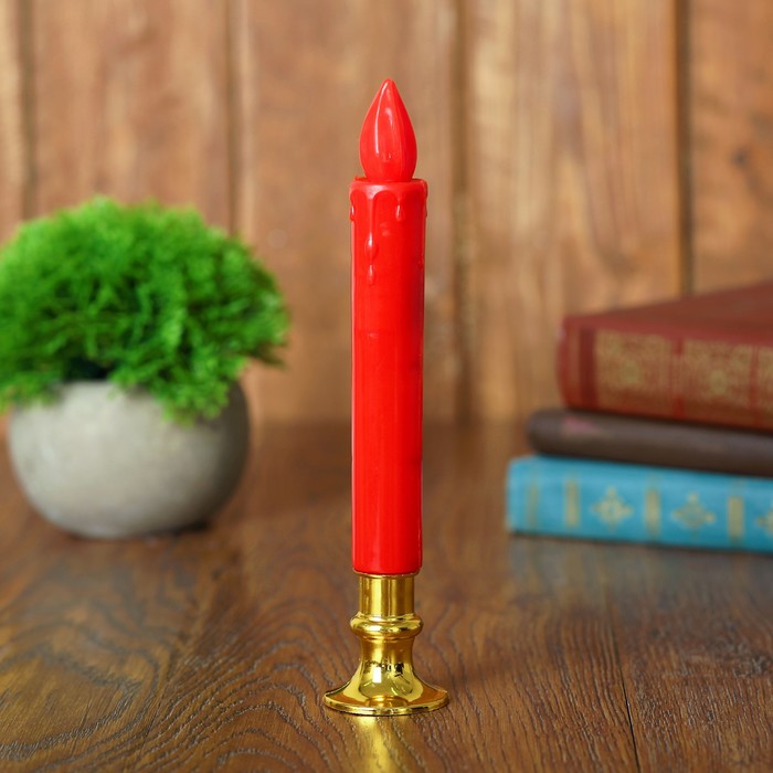 Свеча светодиодная "Вдохновение", цвет красный