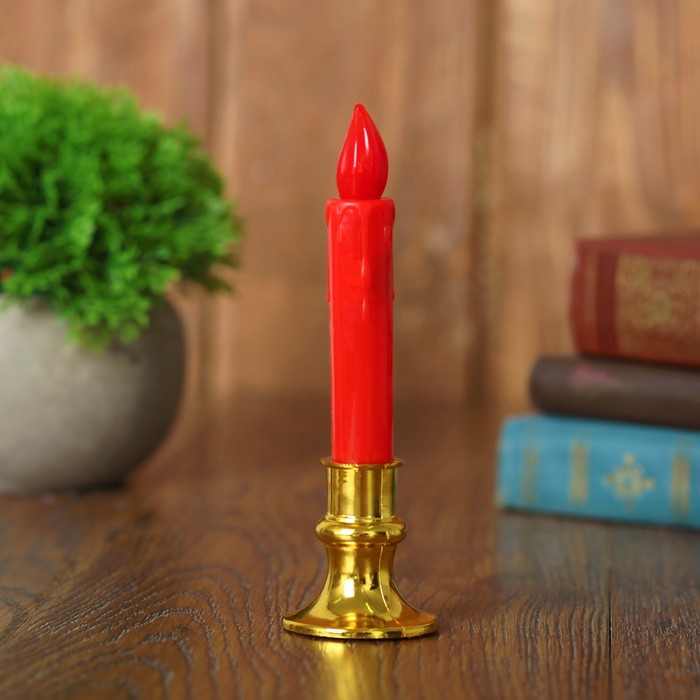 Свеча светодиодная "Вдохновение", цвет красный